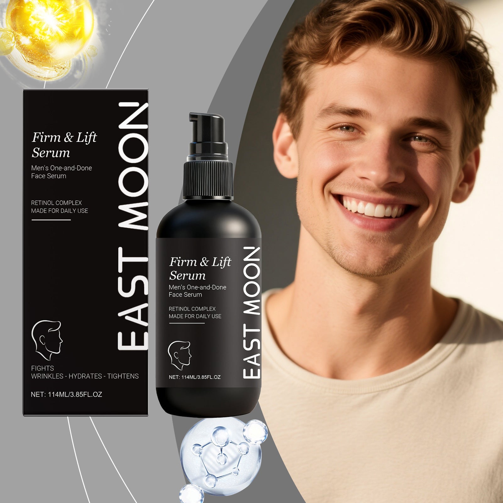 EAST MOON - MEN HydraLift Pro Collagen Serum