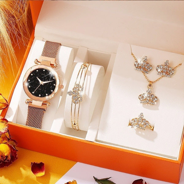 Luxury Watch & Jewelry Gift Set