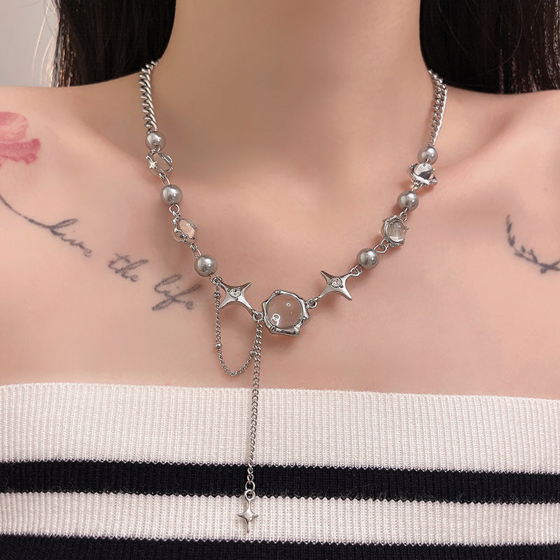 Noctéra Celestial Tassel Necklace