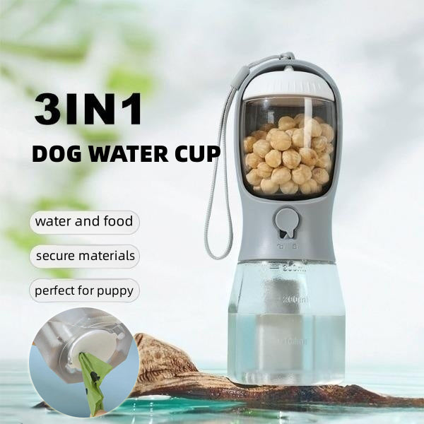 Advanced 3-In-1 Portable Pet Water Bottle