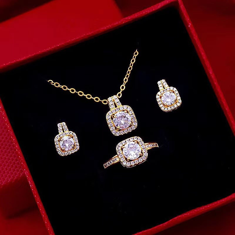 Luxury Zircon Jewelry Set