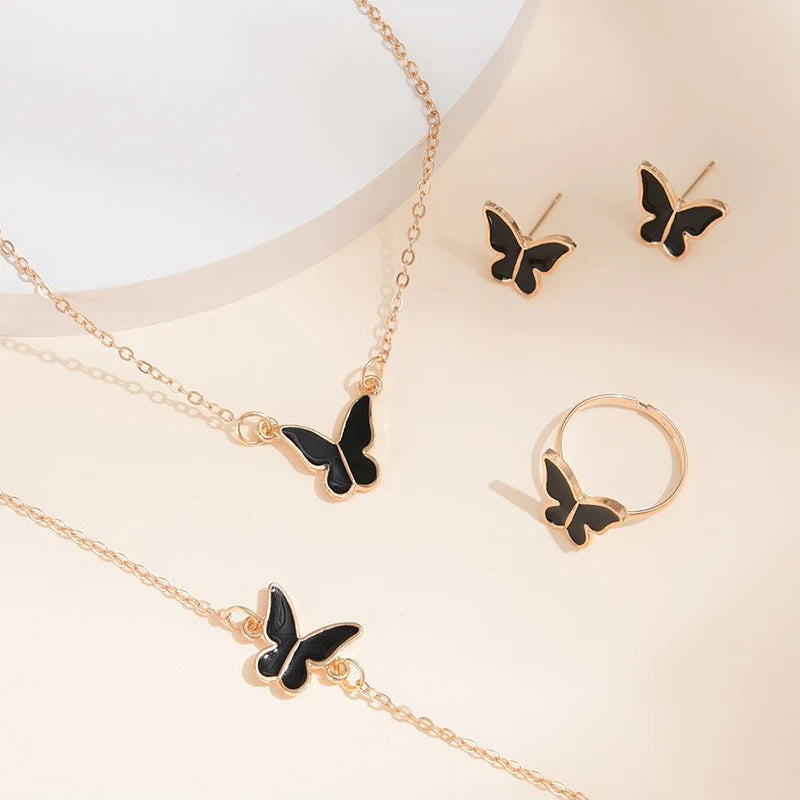 Luxury Butterfly Jewelry Set