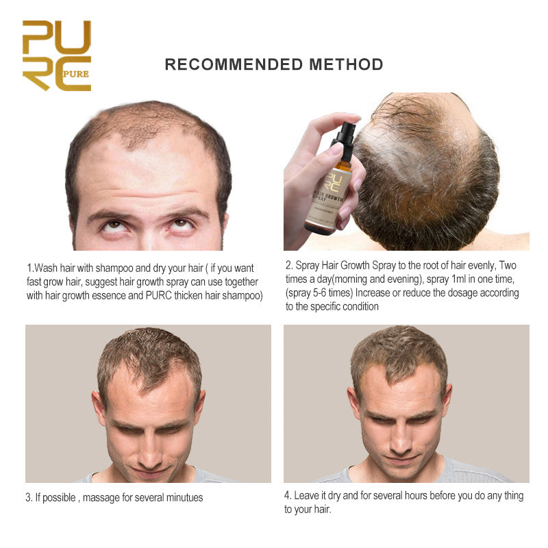 PURE™ Herbal Hair Growth Spray (Ginseng & Ginger Formula)