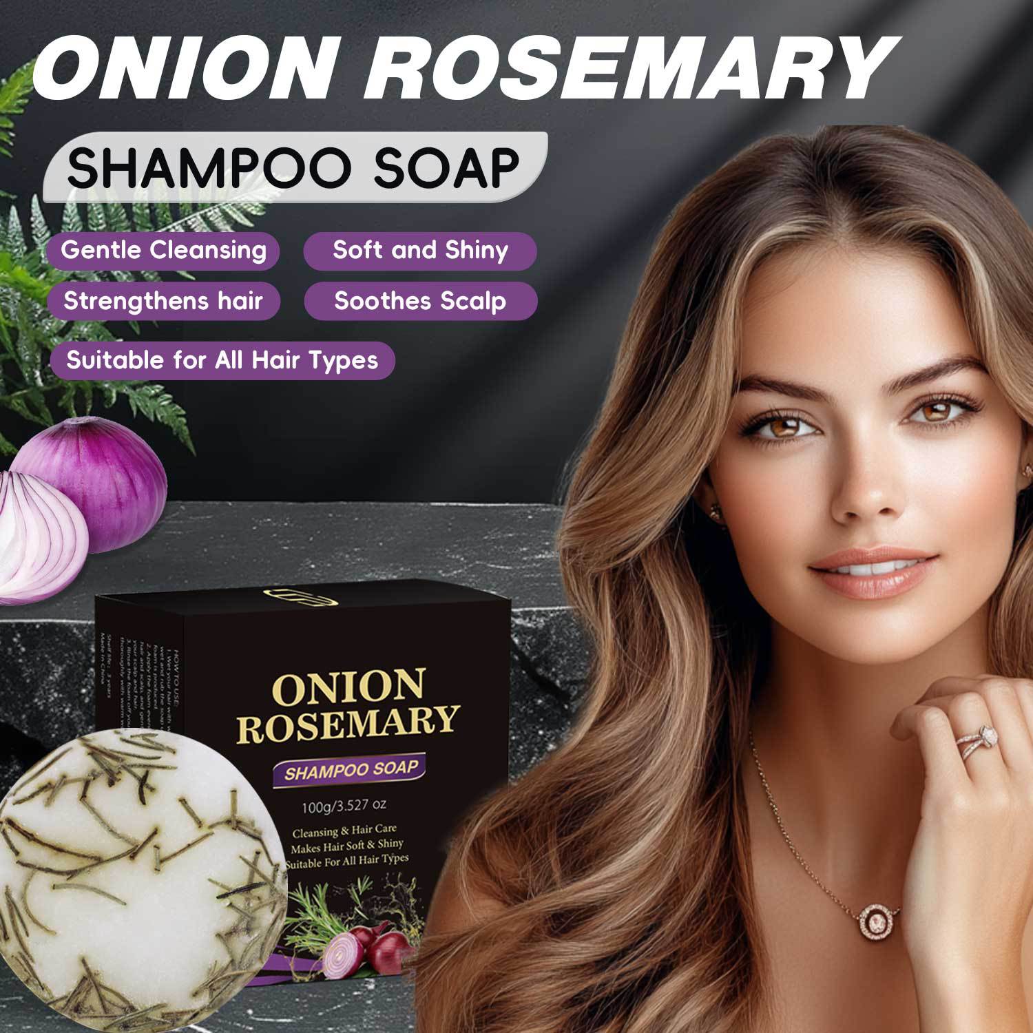 ROSMERA™ Botanical Hair Revival Shampoo Bar