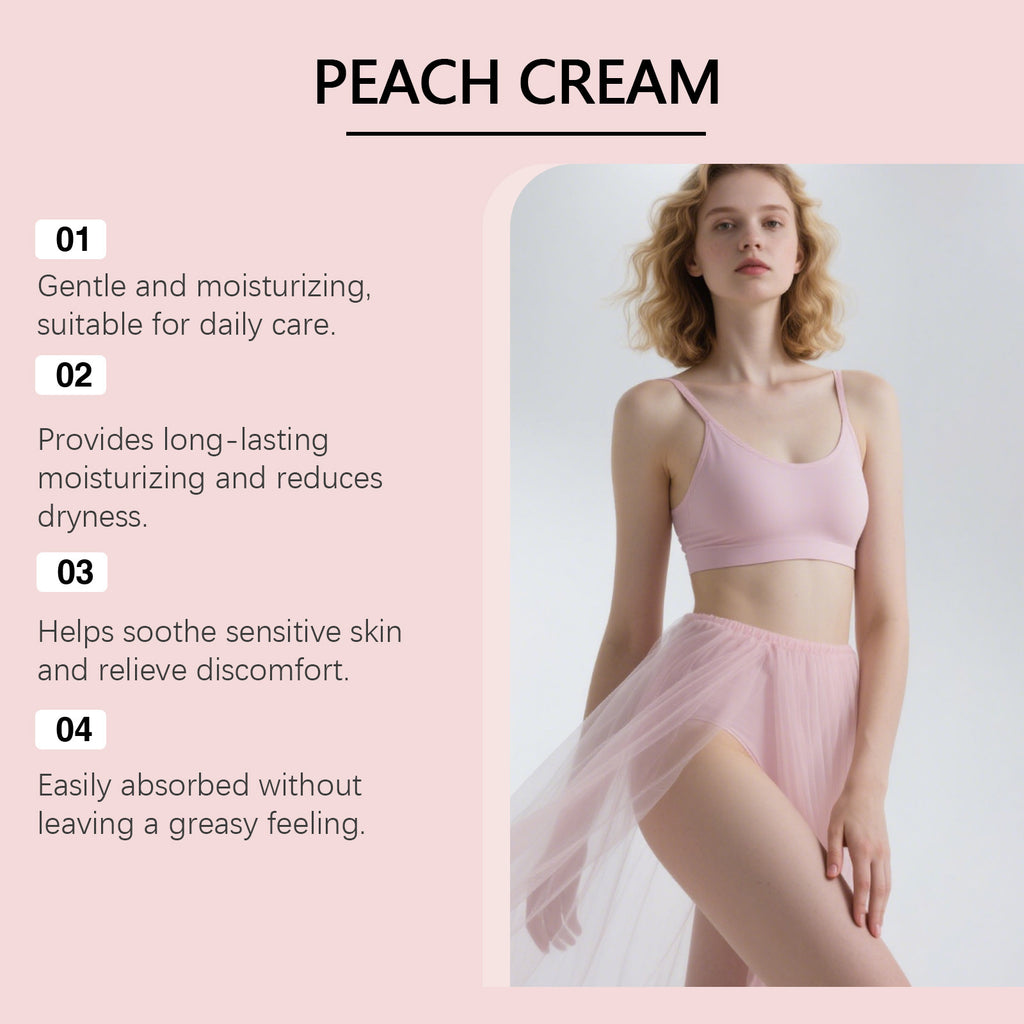 Laniska Peach Intimate Care Moisturizing Cream – Gentle Hydration & Comfort Formula (50g)
