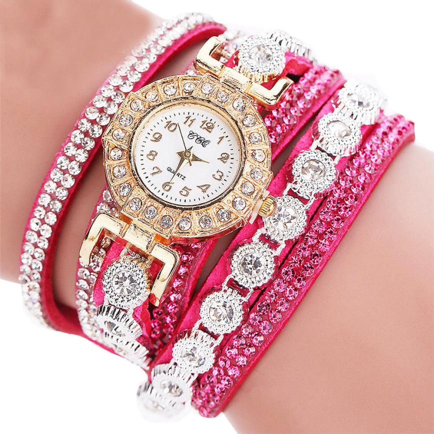 VELMORÉ Crystal Wrap Bracelet Watch (Luxury Fashion Edition)