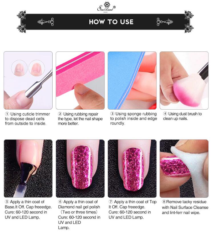 SAVILAND™ Diamond Nail Gel Polish