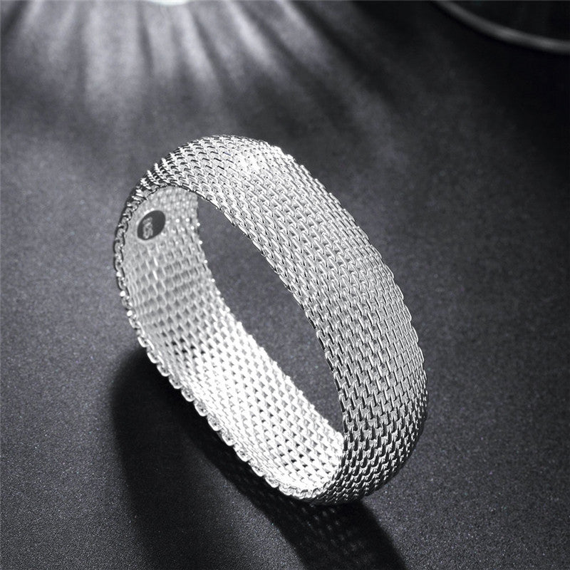 Silver Mesh Luxe Bracelet