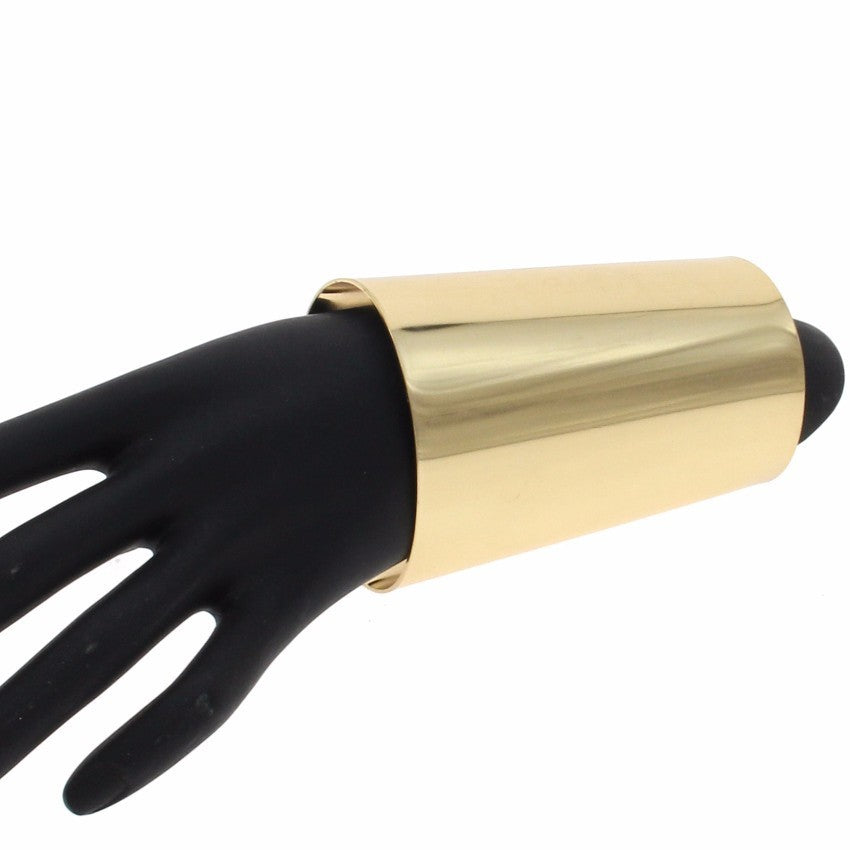 Bold Geometric Wide Cuff Statement Bracelet