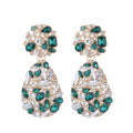 Emerald Green Dangle Earrings