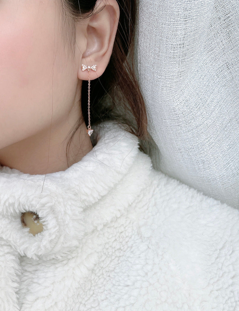Elegant Bowknot Silver Earrings – Subtle Luxury, Maximum Charm