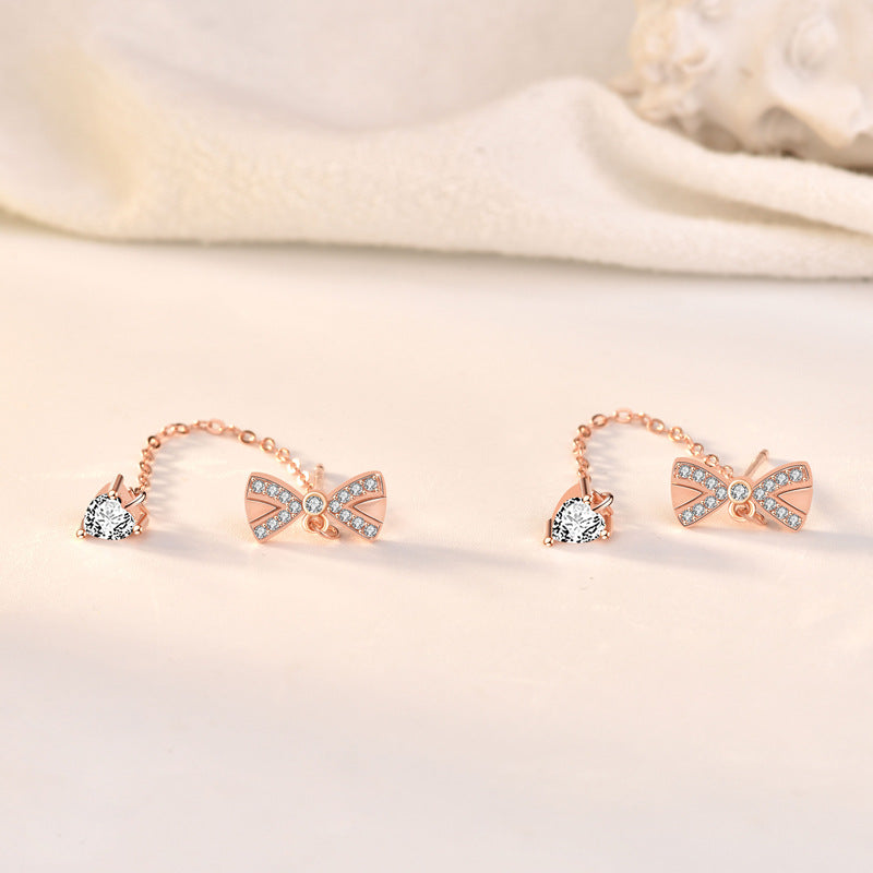 Elegant Bowknot Silver Earrings – Subtle Luxury, Maximum Charm