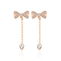 Elegant Bowknot Silver Earrings – Subtle Luxury, Maximum Charm