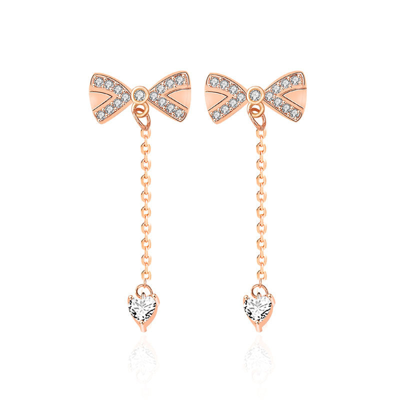 Elegant Bowknot Silver Earrings – Subtle Luxury, Maximum Charm