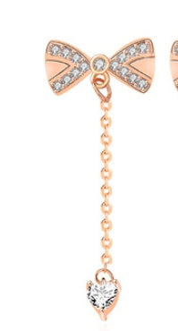 Elegant Bowknot Silver Earrings – Subtle Luxury, Maximum Charm