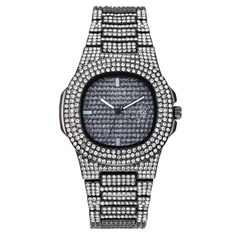 AURVEX ELITE™ Diamond Iced-Out Premium Square Watch