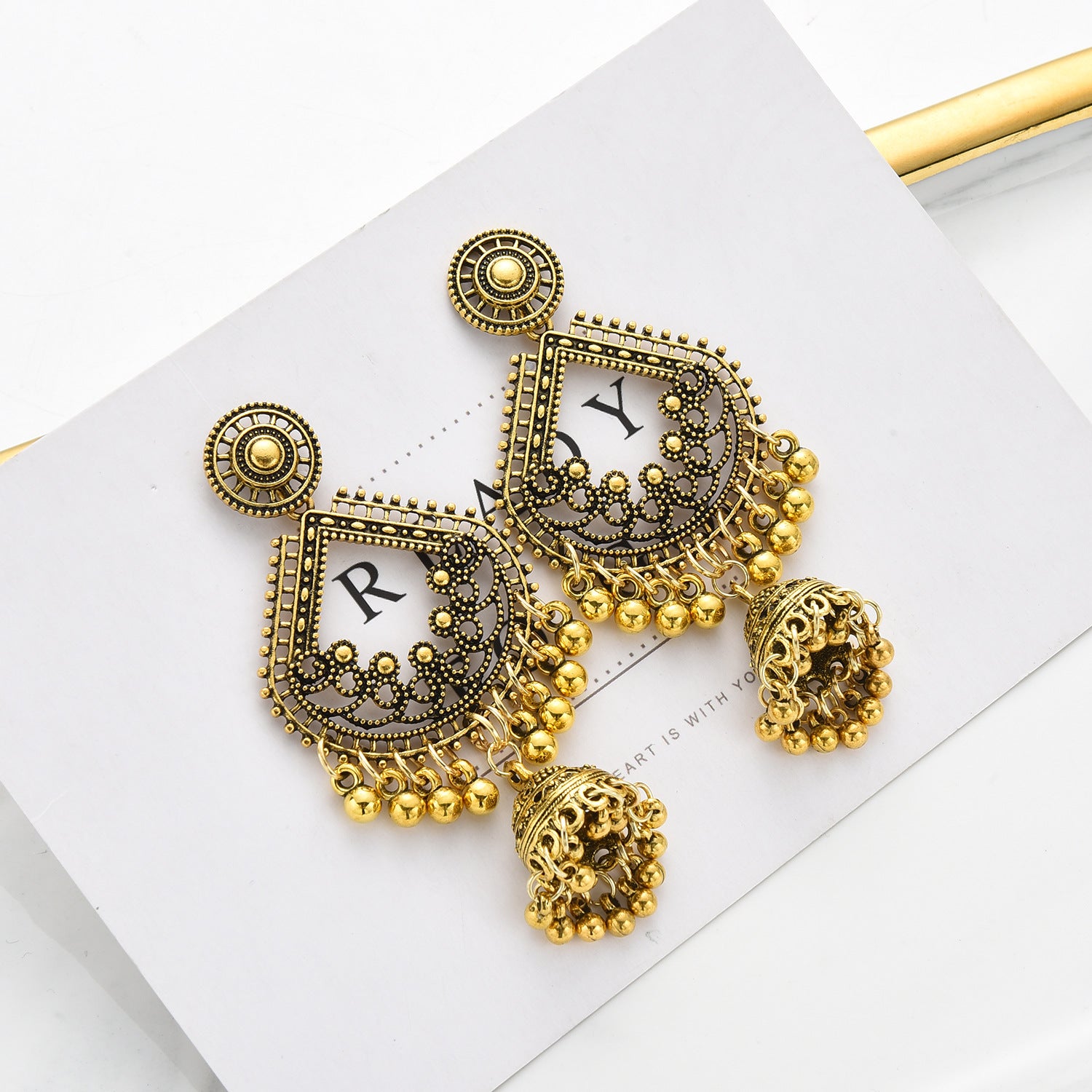 Royal Ethnic Chandbali Earrings – Traditional Elegance with a Modern Twist