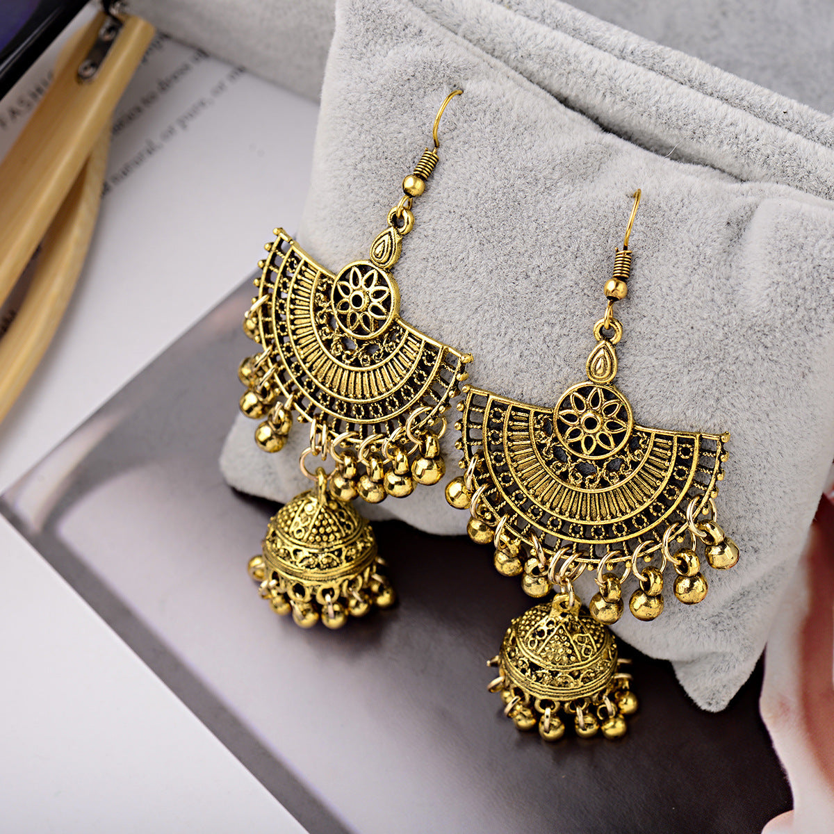 Royal Ethnic Chandbali Earrings – Traditional Elegance with a Modern Twist