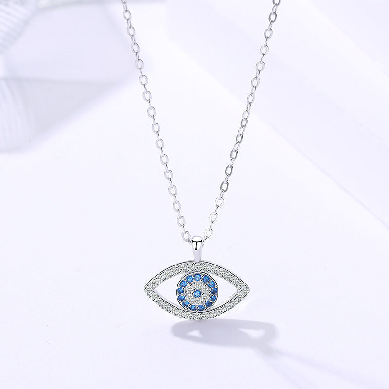 Celestia Demon Eye Silver Necklace