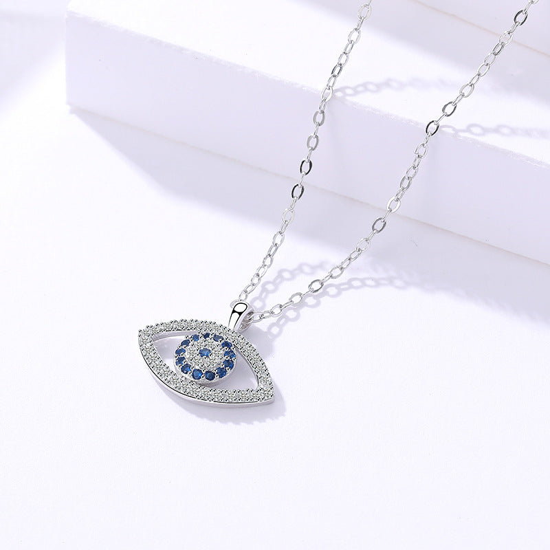Celestia Demon Eye Silver Necklace