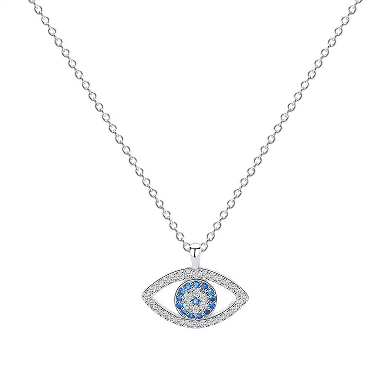 Celestia Demon Eye Silver Necklace