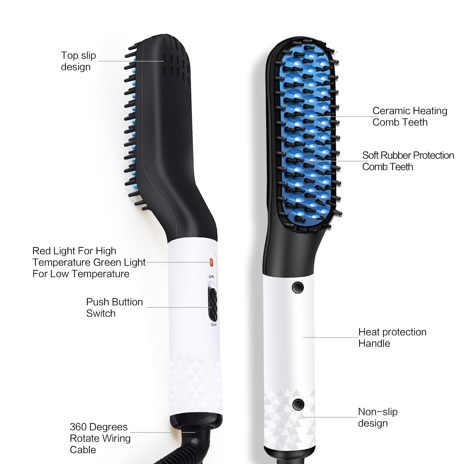 VOLTGROOM™ ProStyle MAX Ionic Beard & Hair Straightener