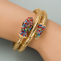 Luxury Crystal Snake Wrap Bracelet