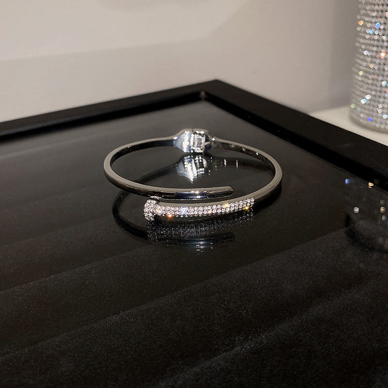 Luxury Crystal Knot Bangle Bracelet