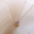 Aurelia Crystal Water Drop Necklace