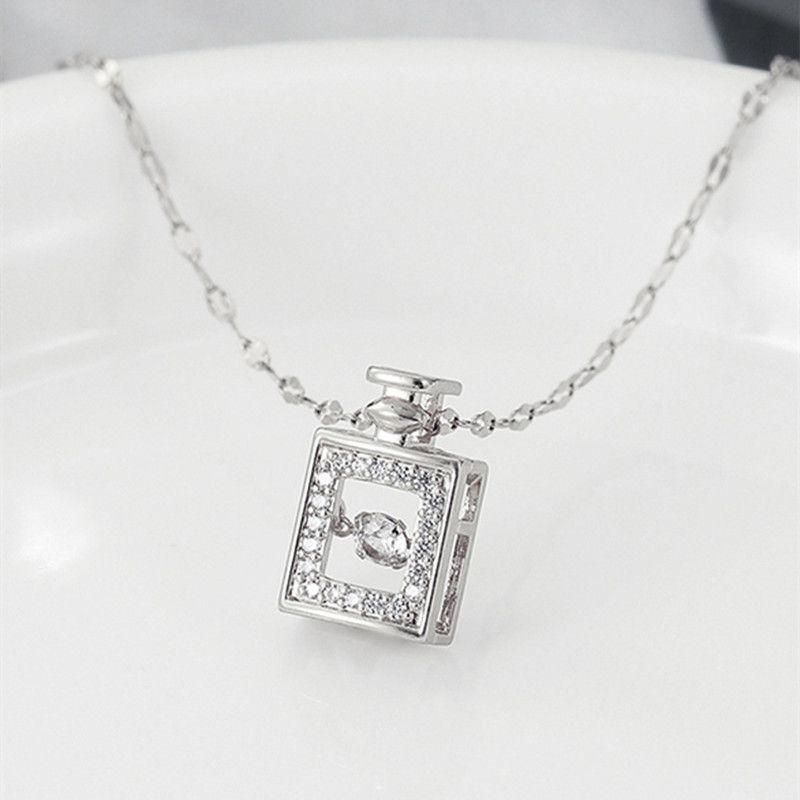 Aurelia Prism Cube Pendant Necklace
