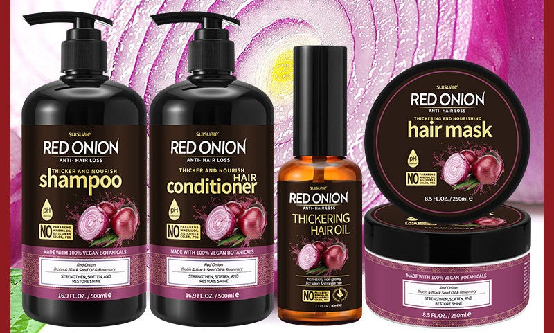 SUISUARE- Red Onion Hair Strength & Scalp Revitalizing Collection