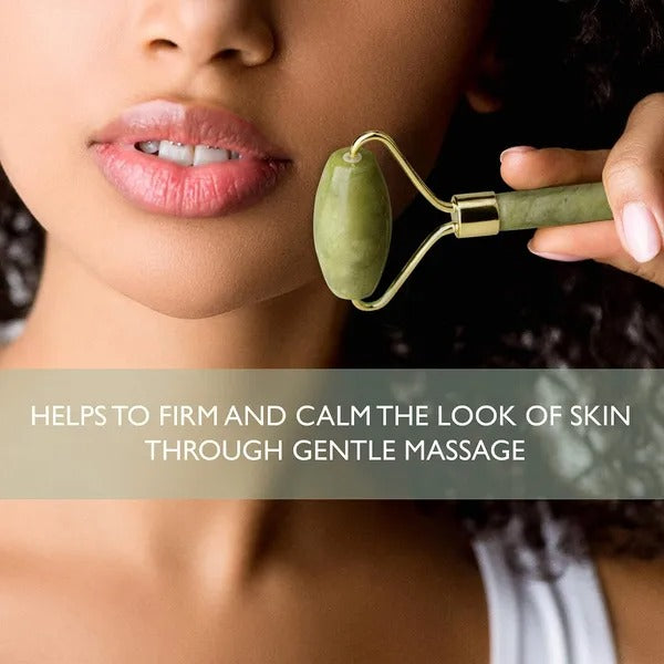 OceAura™ Natural Jade Facial Massage Roller