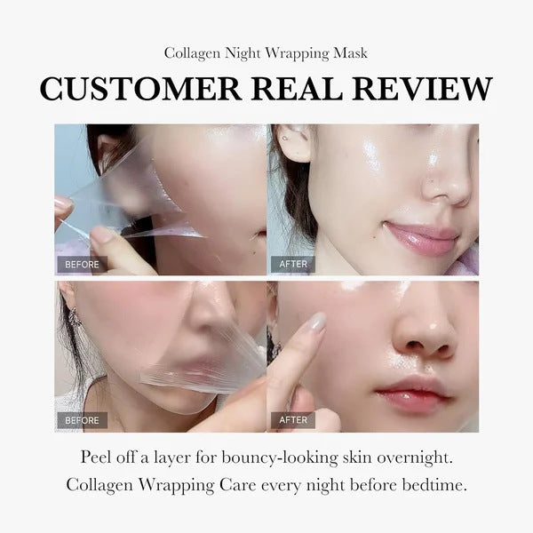 LUNOON™ Hydrolyzed Collagen Overnight Glow Mask