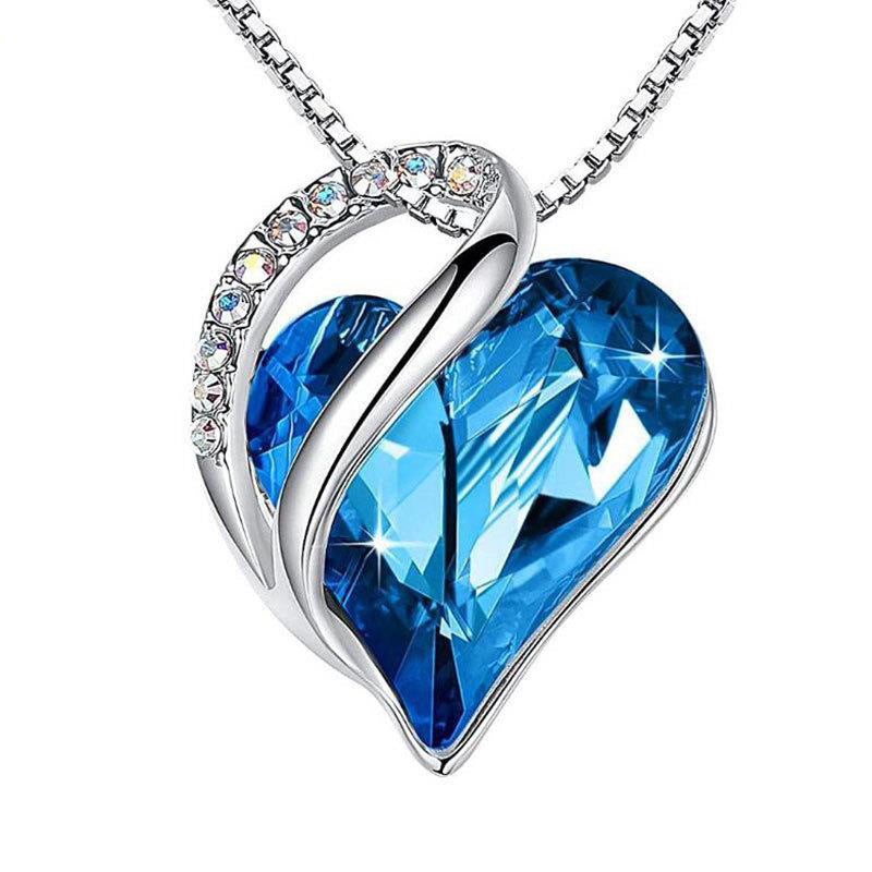 Aurora Prism Heart Necklace