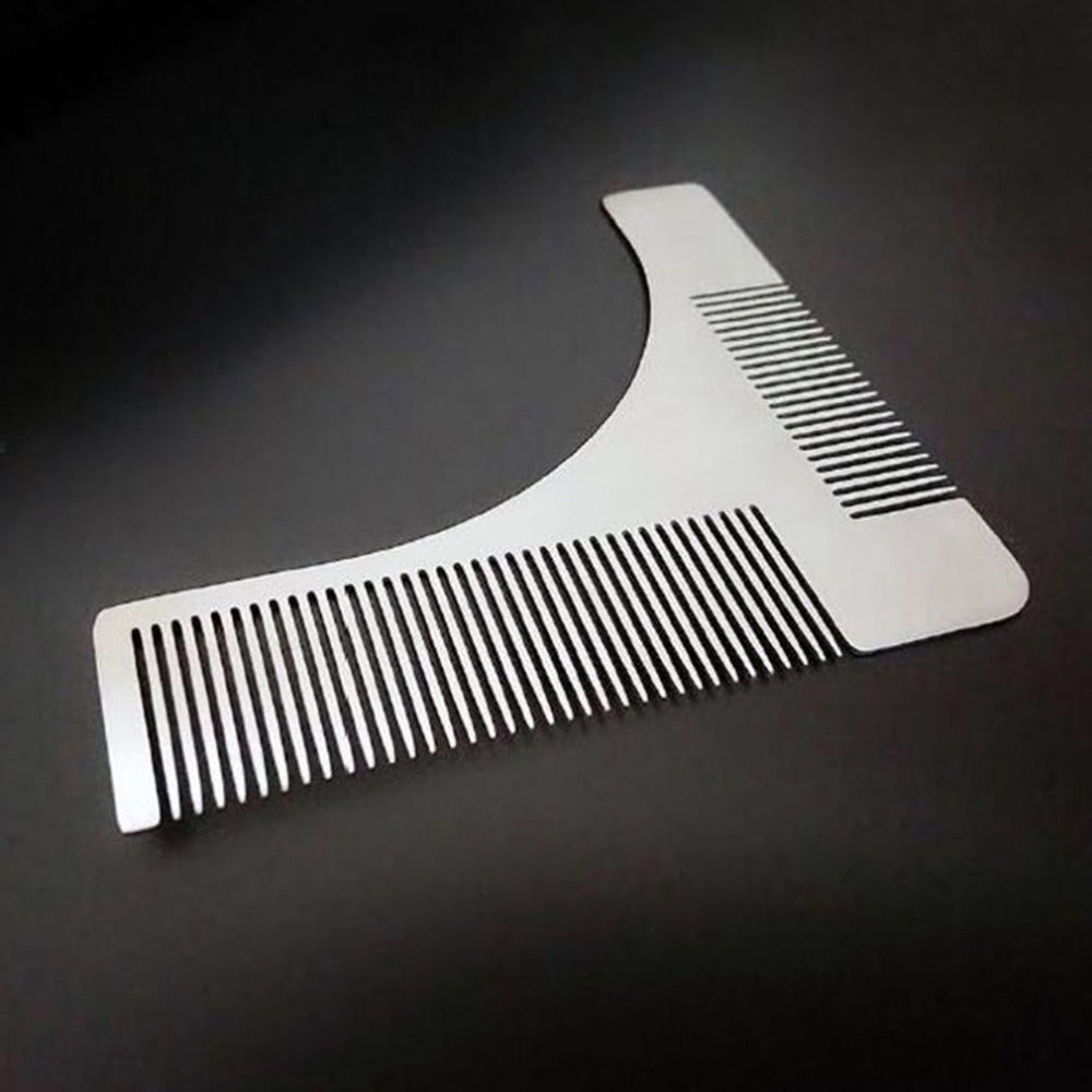Stainless Steel Beard Styling Template -Precision Grooming Tool