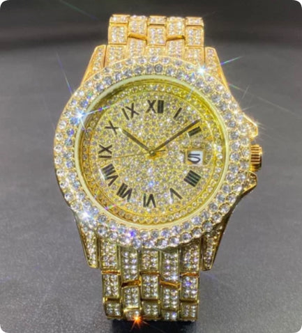 VELTORA™ Royal Diamond Iced Watch