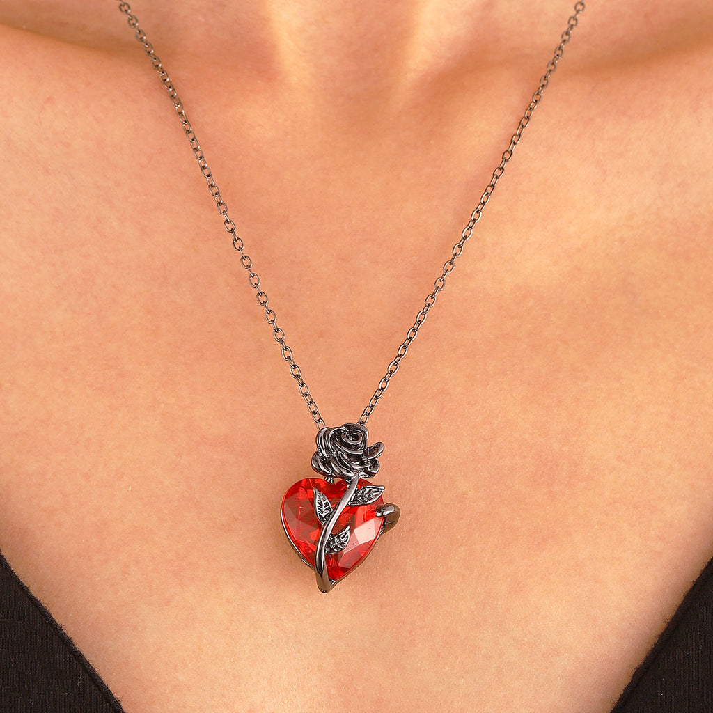 Crystal Heart Necklace
