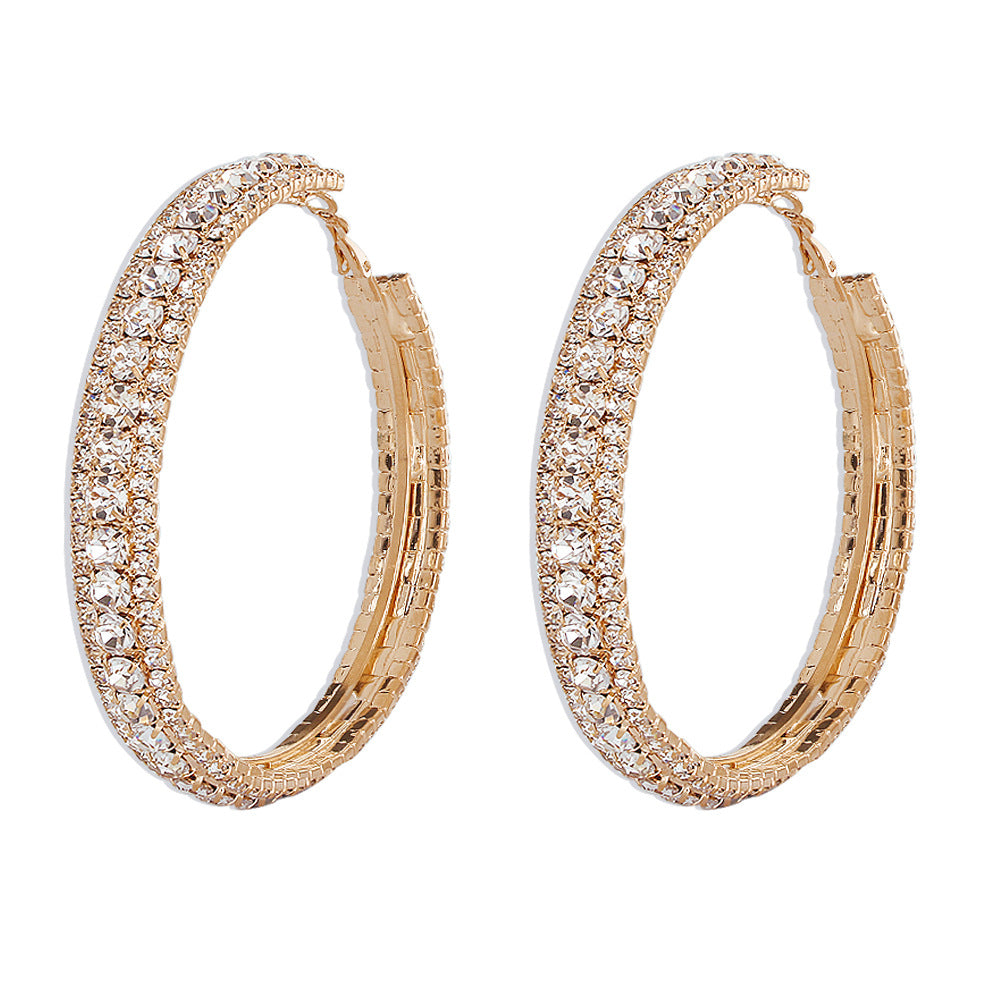 Premium Oversized Gold Hoop Earrings