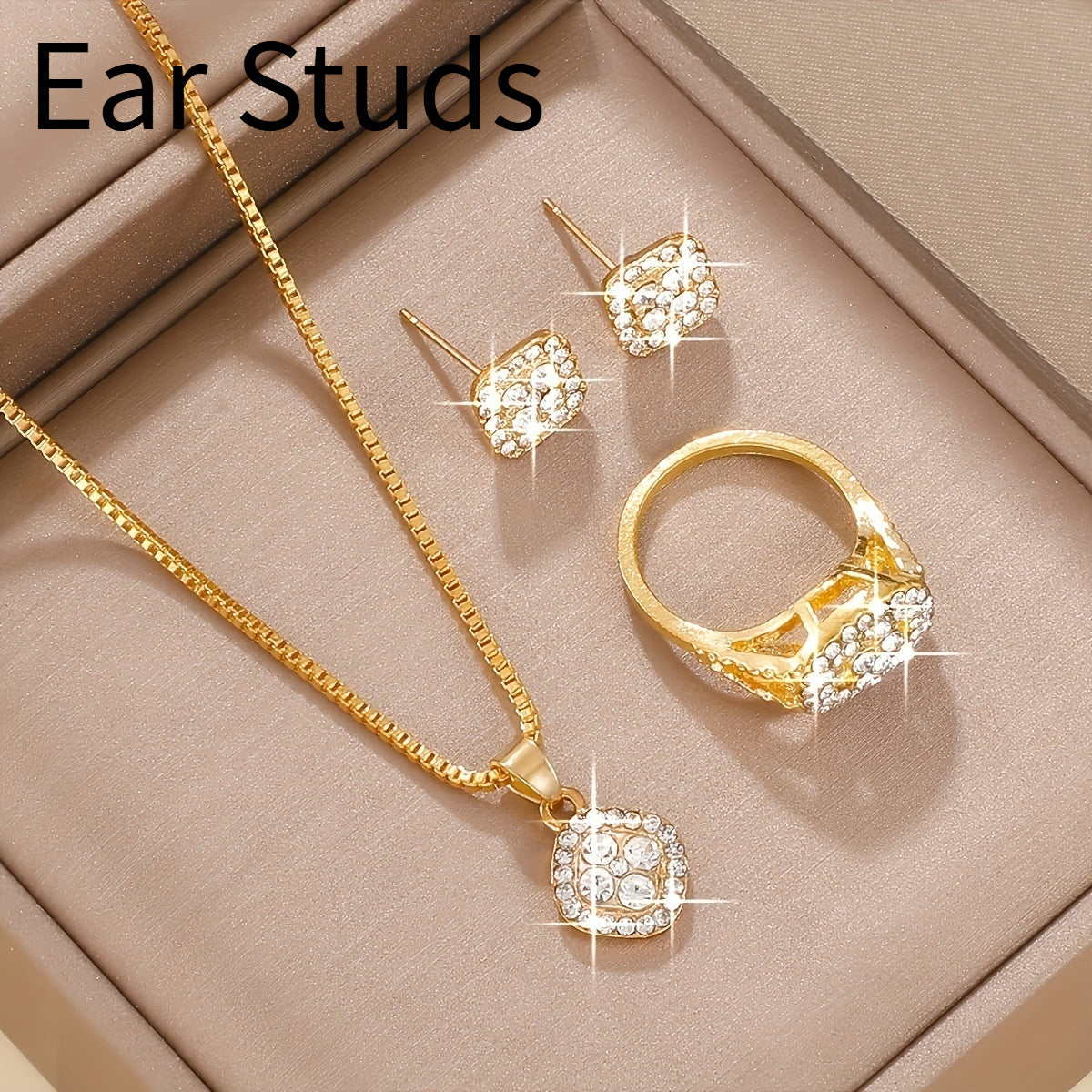 Luxury Jewelry Set – Elegant 3-Piece Collection