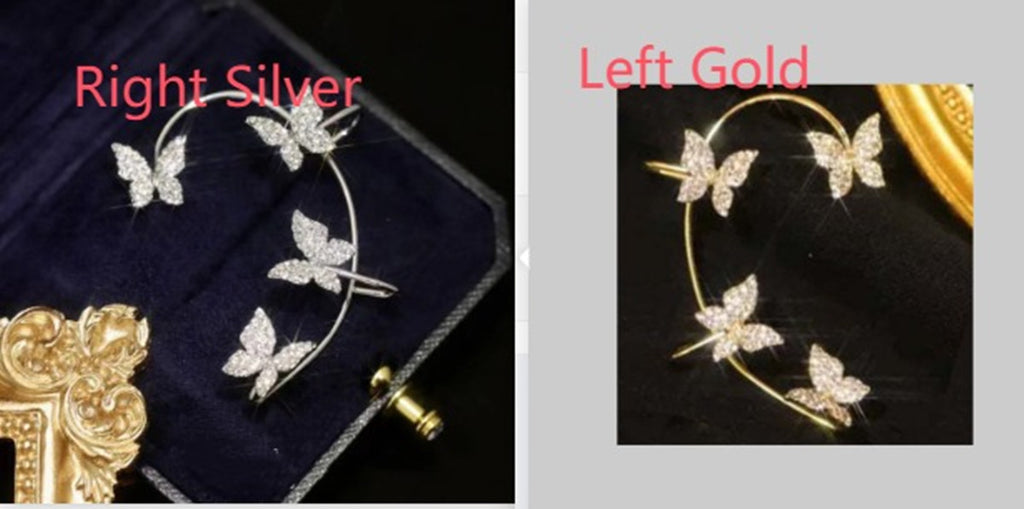 Premium Butterfly Ear Clip Set