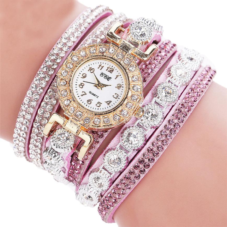 VELMORÉ Crystal Wrap Bracelet Watch (Luxury Fashion Edition)