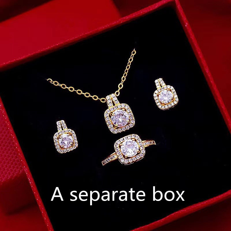 Luxury Zircon Jewelry Set