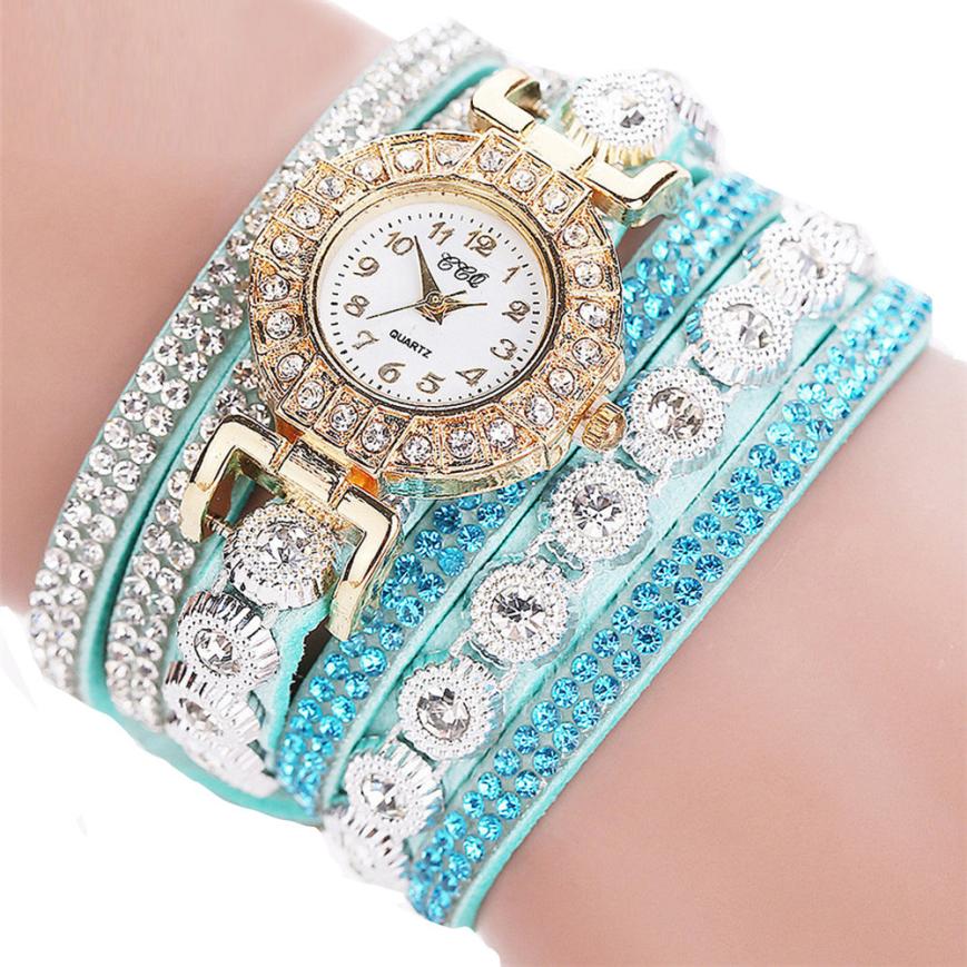 VELMORÉ Crystal Wrap Bracelet Watch (Luxury Fashion Edition)