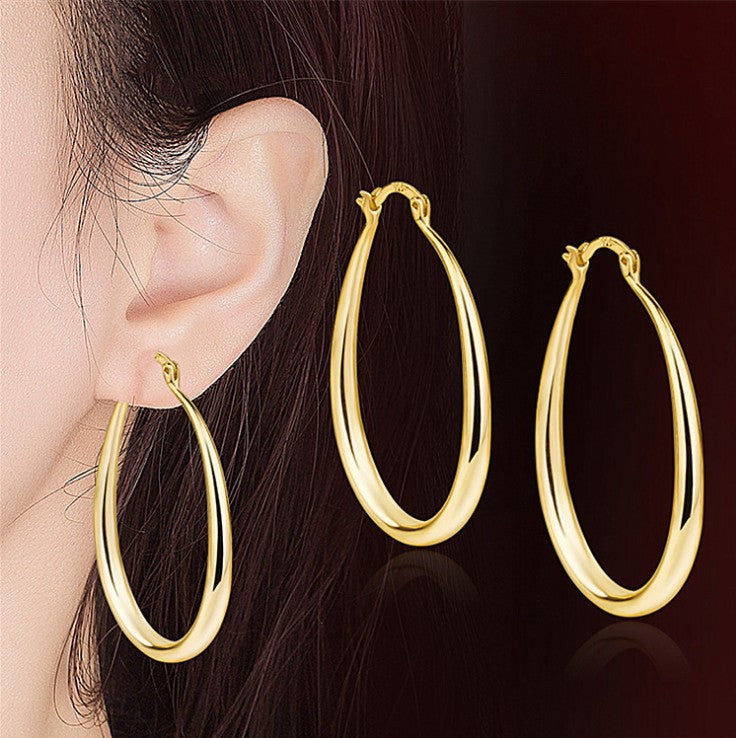 Classic Gold Hoop Earrings – Timeless Elegance, Everyday Luxury