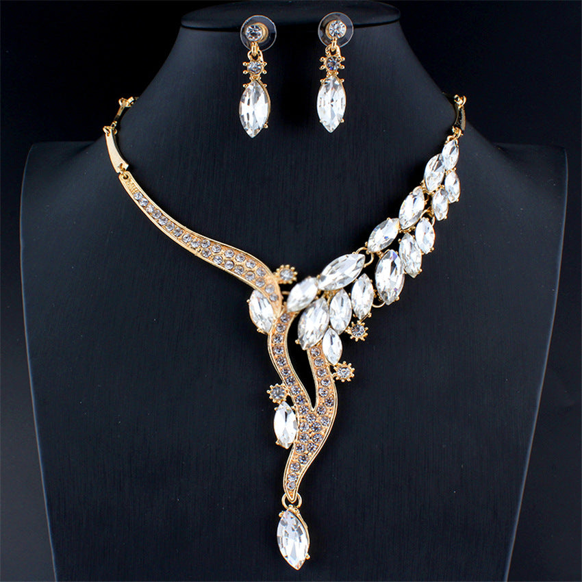 Royal Ruby Crystal Luxury Jewelry Set