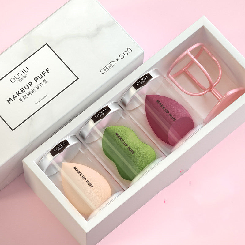 OUYILI™ Premium Makeup Puff Set with Drying Stand