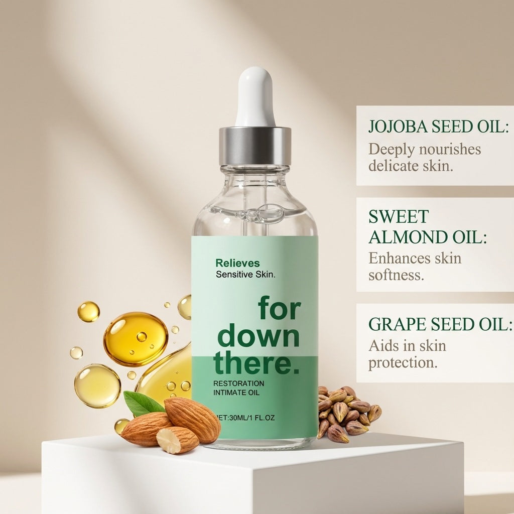 For Down There Restoration Intimate Oil – Soothing & Nourishing Feminine Care Oil (30ml)