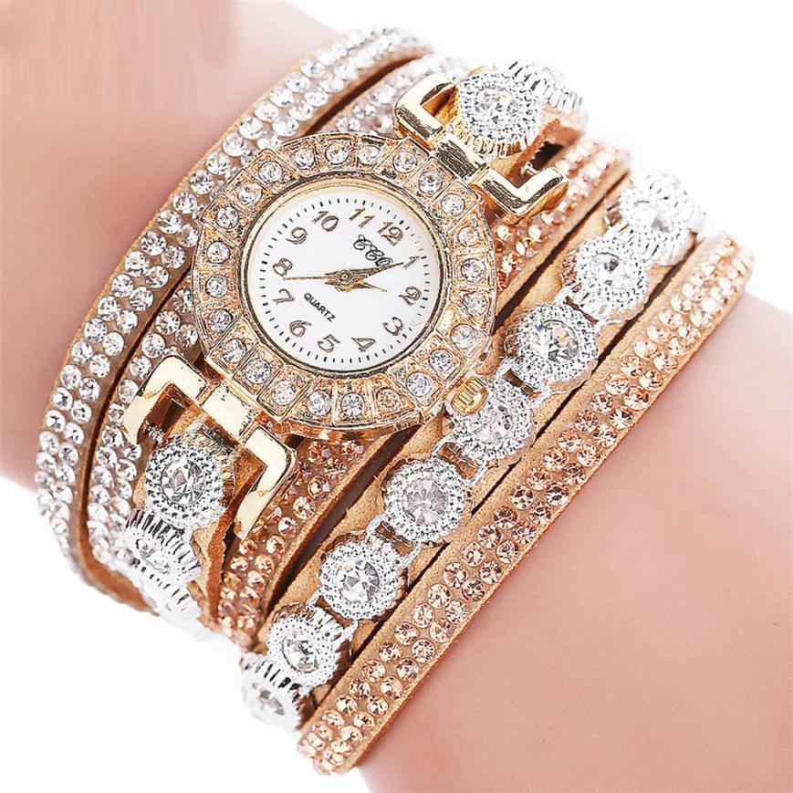 VELMORÉ Crystal Wrap Bracelet Watch (Luxury Fashion Edition)