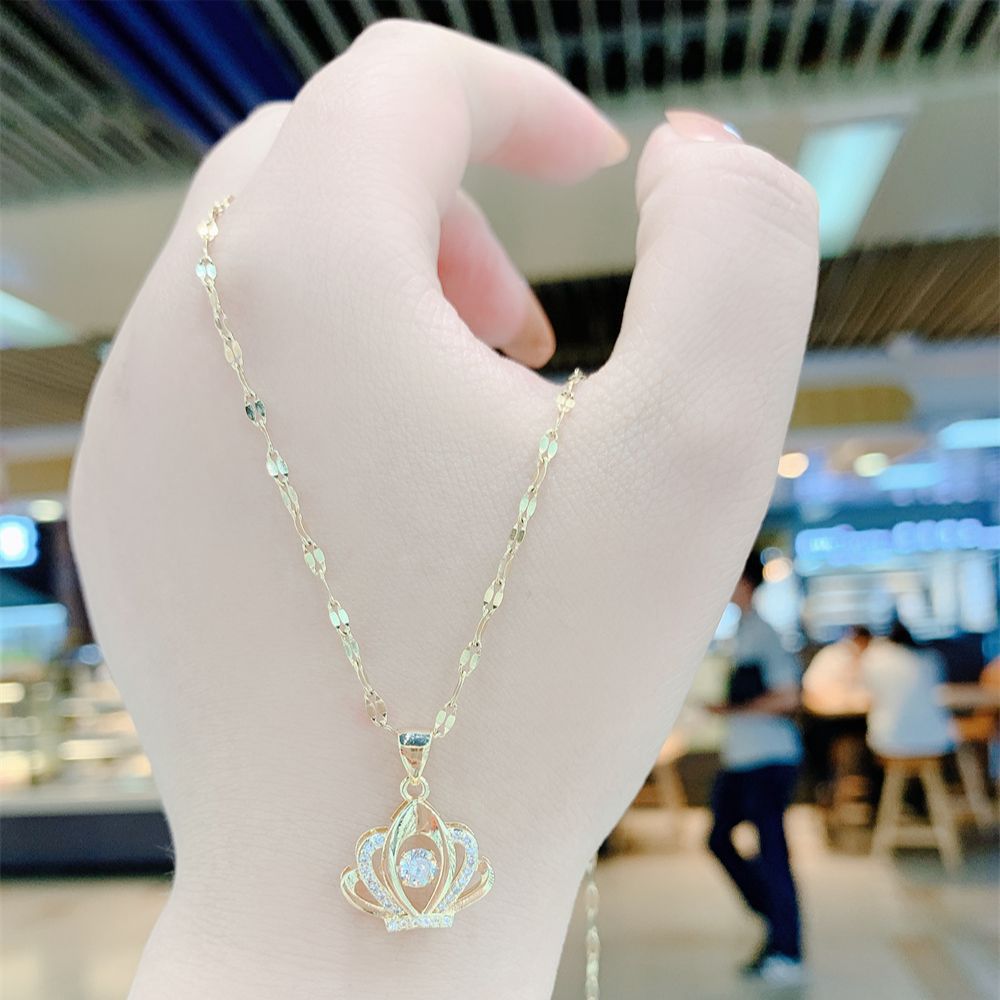 Aurelia Prism Cube Pendant Necklace