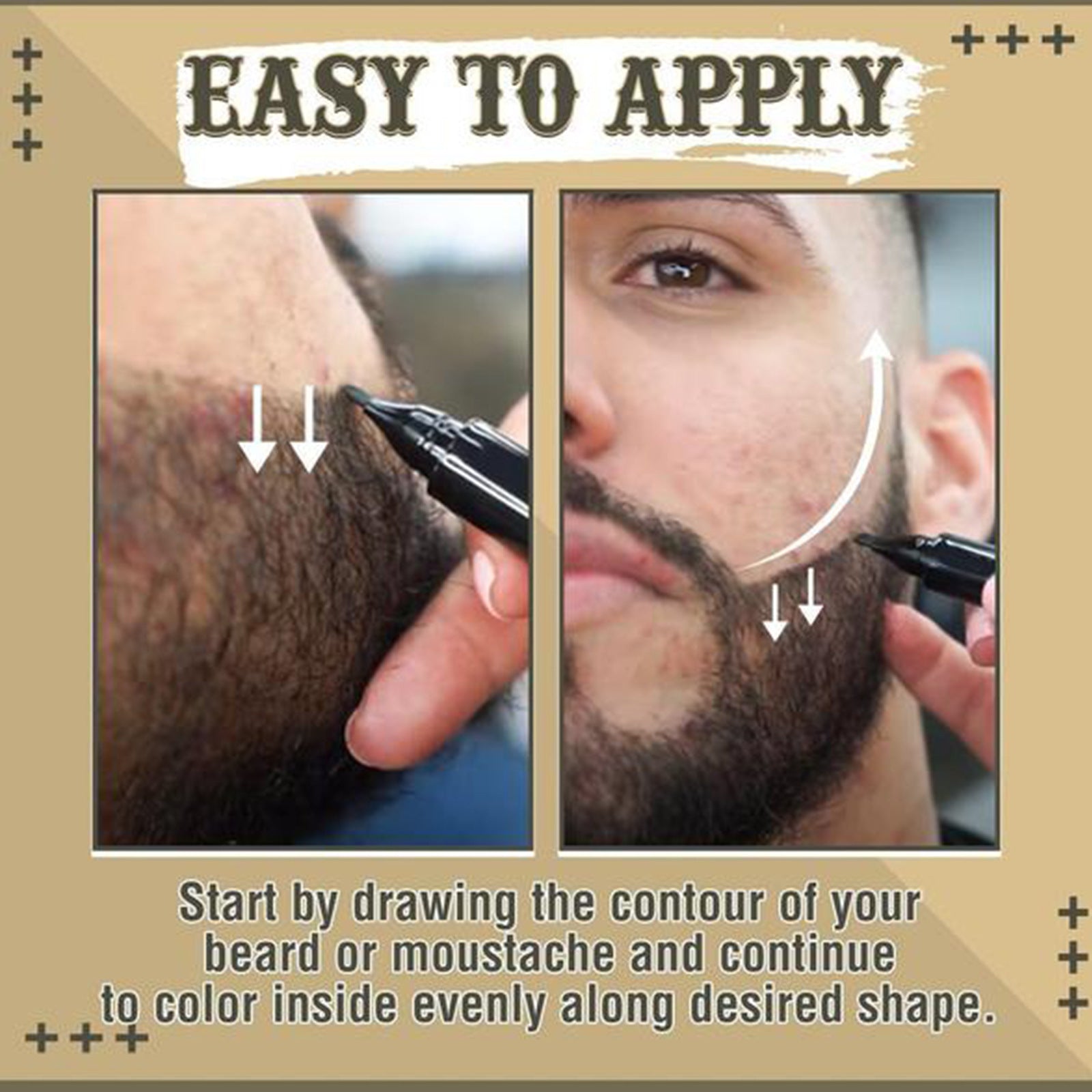 Beard Fill Pen & Brush Set – Instant Beard Thickening Solution